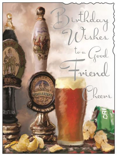 Picture of GOOD FRIEND BIRTHDAY CARD